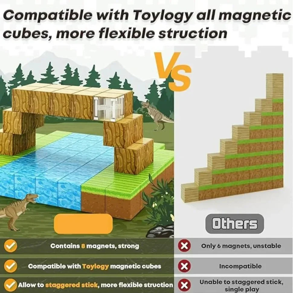 Magnacraze™ Magnetic Blocks